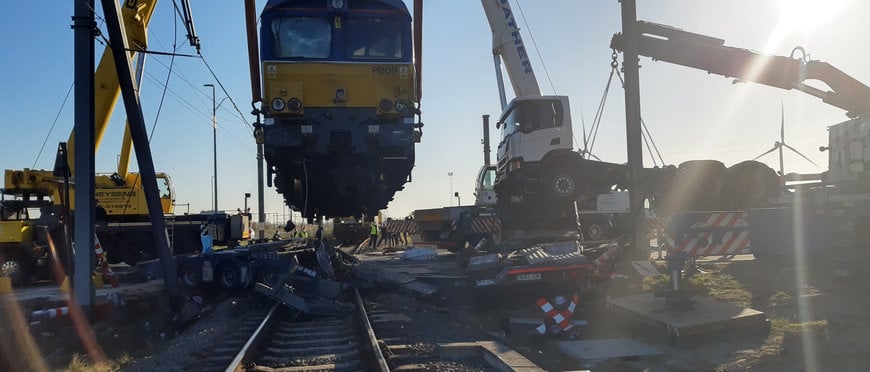 Infrabel sensibiliseert met geurverfrissers en koffie aan overwegen in havens van Antwerpen en Zeebrugge